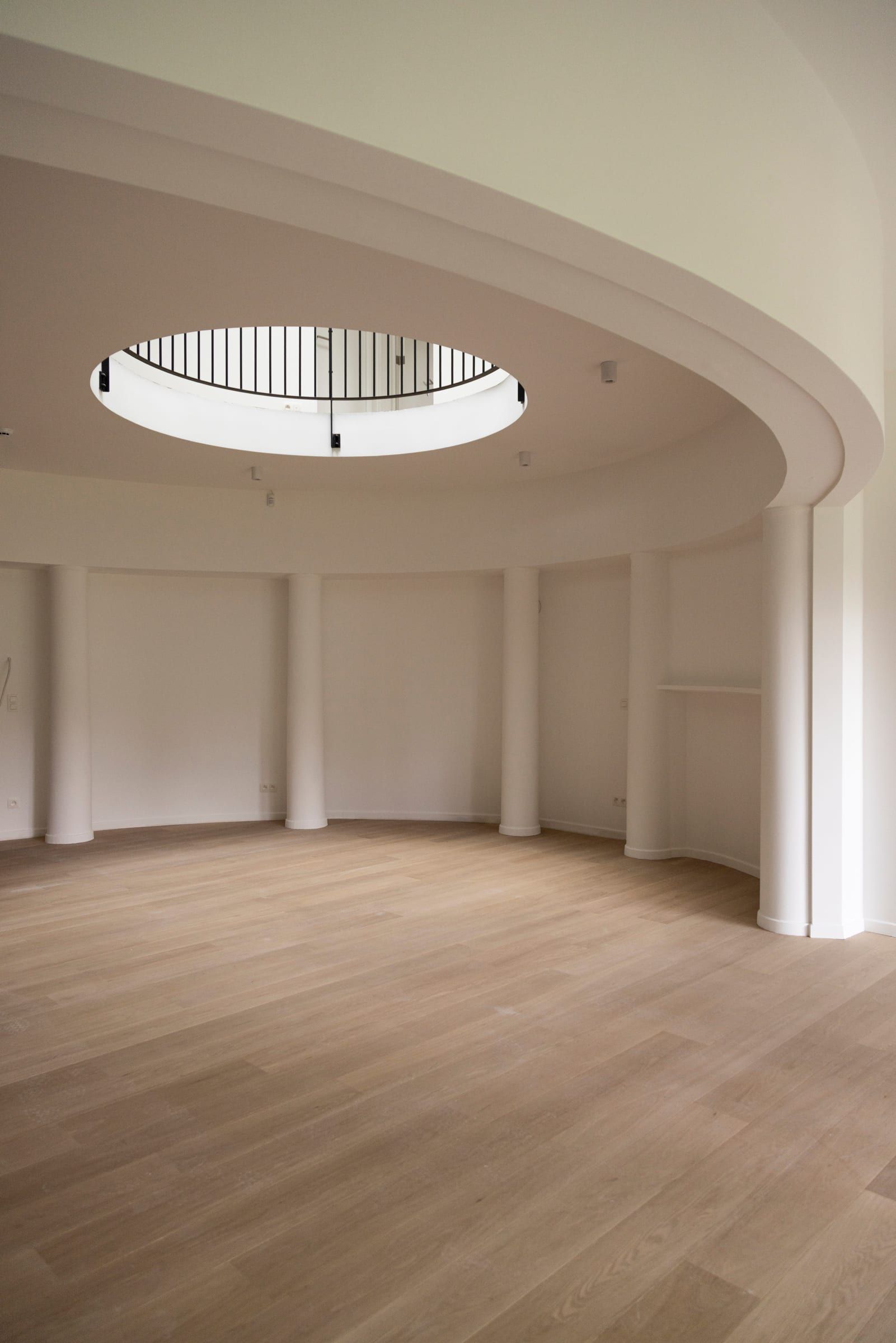 Villa Fougères : Salon rond