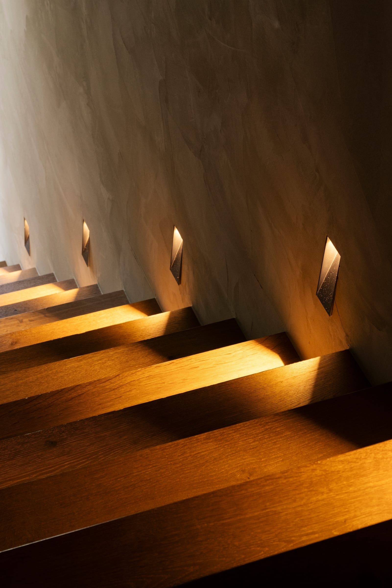 Villa Churchill : Escalier lumière